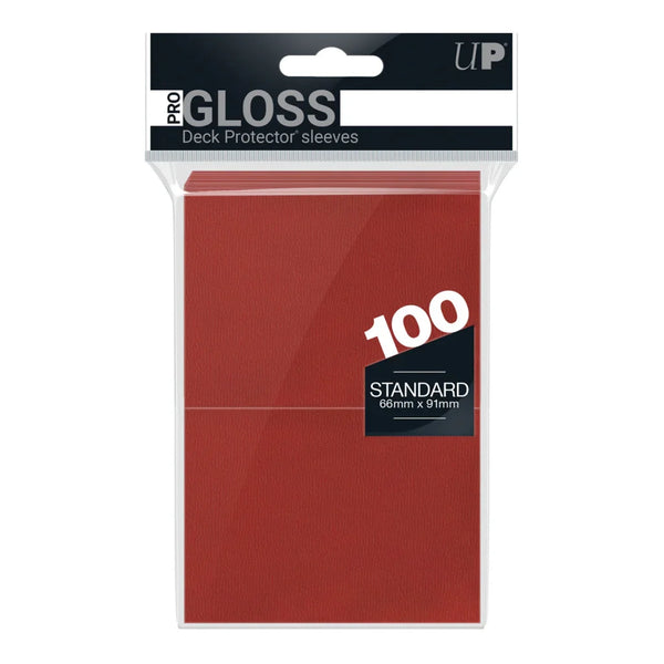 Ultra-Pro Standard Red Sleeves - 66mm x 91mm (100) - Level Up Store