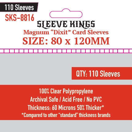 Sleeve Kings | Magnum "Dixit" Card Sleeves (Size 80 x 120 mm) - Level Up  Store