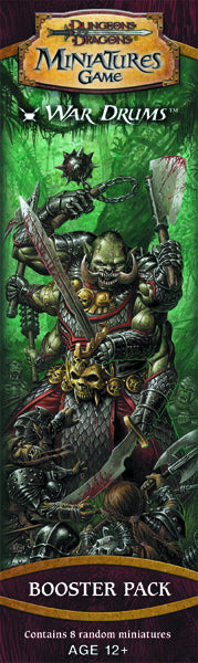 drums of war booster box Dungeons & Dragons Miniatures | War Drums | 8 Miniatures