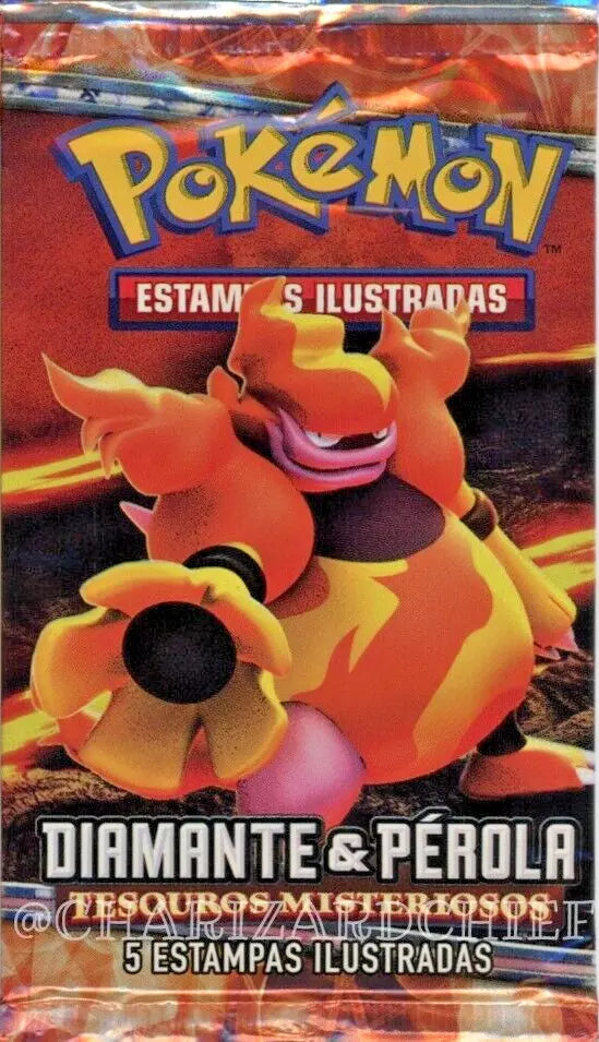 pokemon mysterious treasures booster box Pokemon Portuguese | Diamond and Pearl Mysterious Treasures | Vintage