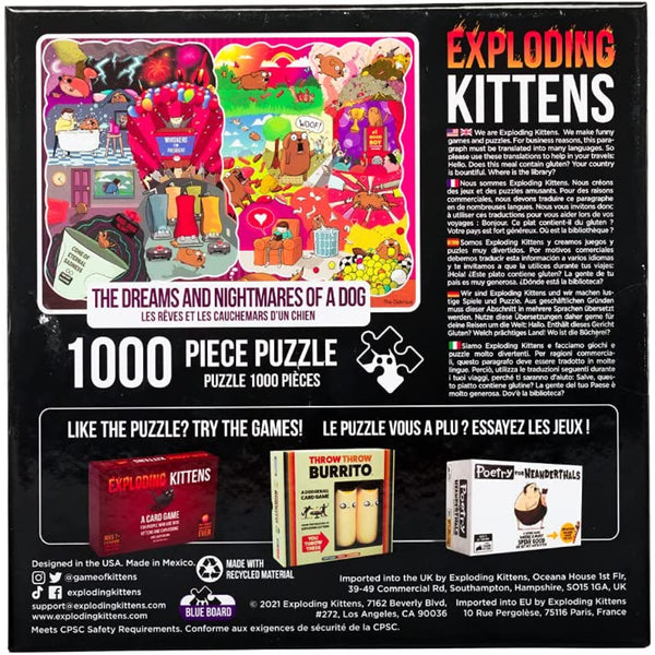 Exploding Kittens Puzzle - Dreams & Nightmares (1000pc) - Level Up Store