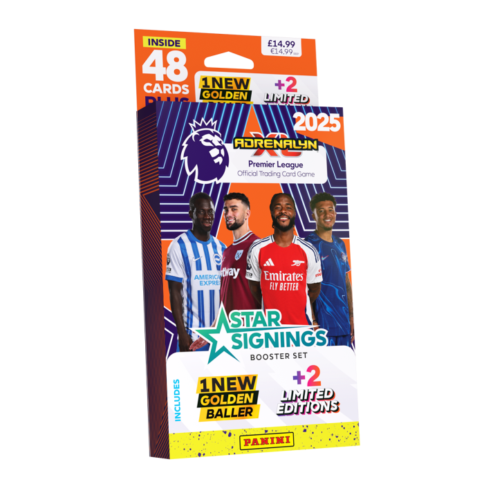 Premier League Adrenalyn XL™ 2024/25 Official Trading Card Game | Star Signings Booster Set