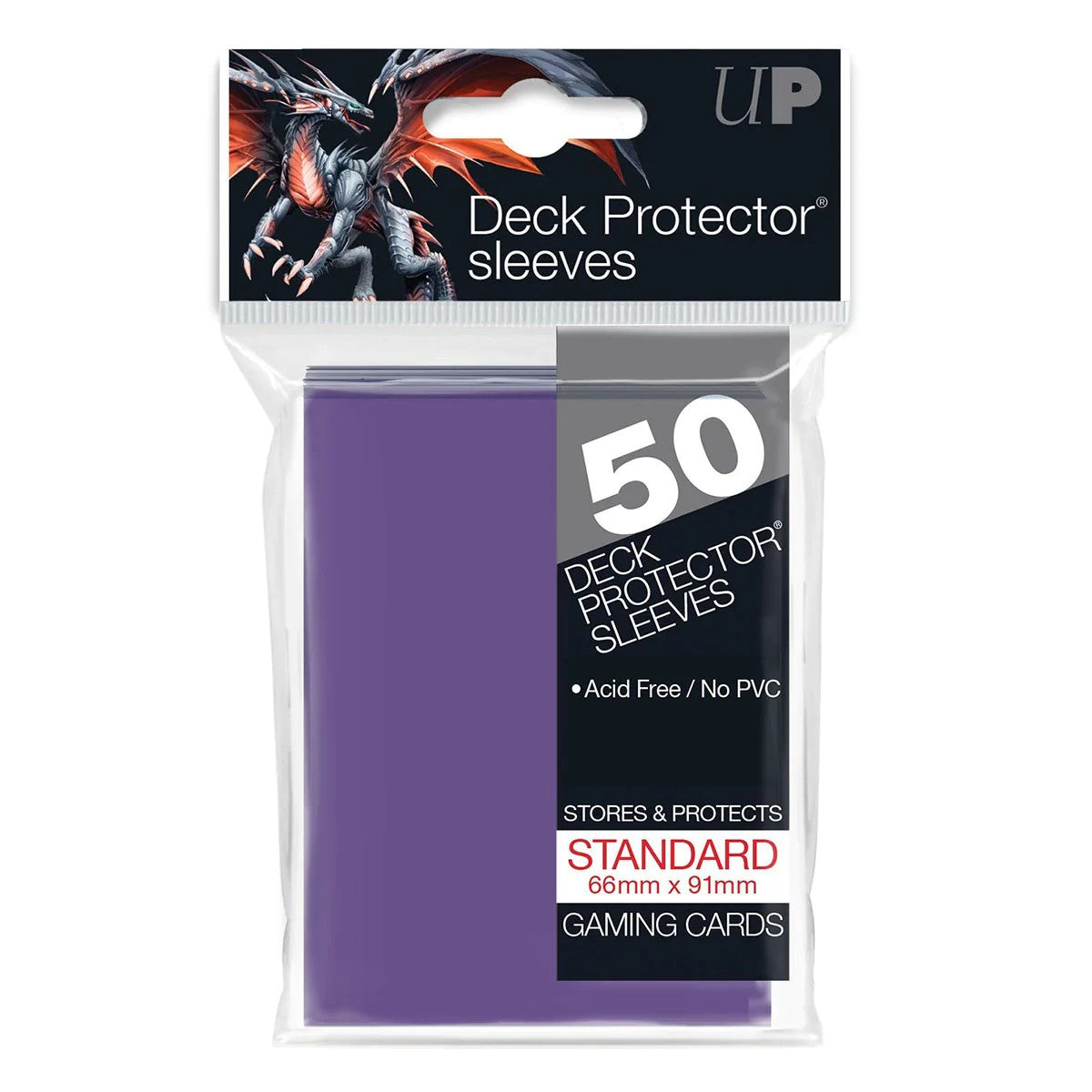 Ultra-Pro Standard Purple Sleeves - 66mm x 91mm (50)