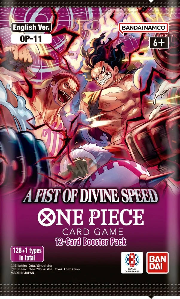 One Piece Card Game:  Fist of Divine Speed (Op-11) | Booster Pack