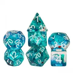 Level Up Dice | Foil Swirl | Blue Green Red