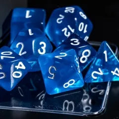 Level Up Dice | Translucent | Dark Blue