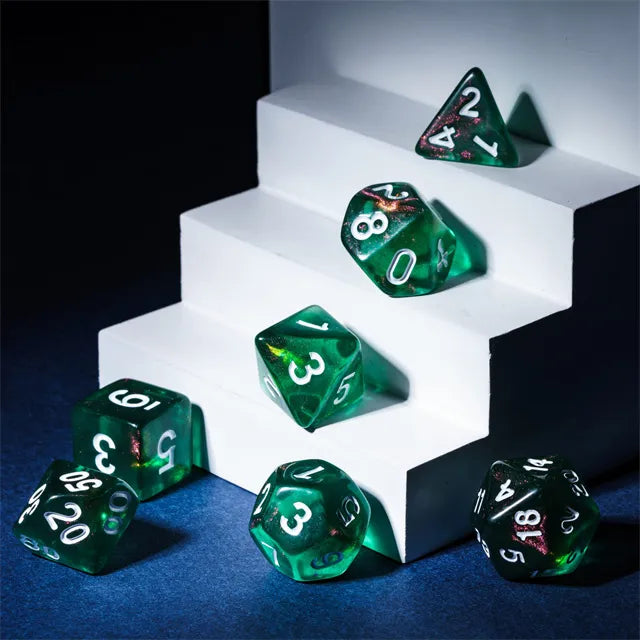 Level Up Dice | Shimmer | Green