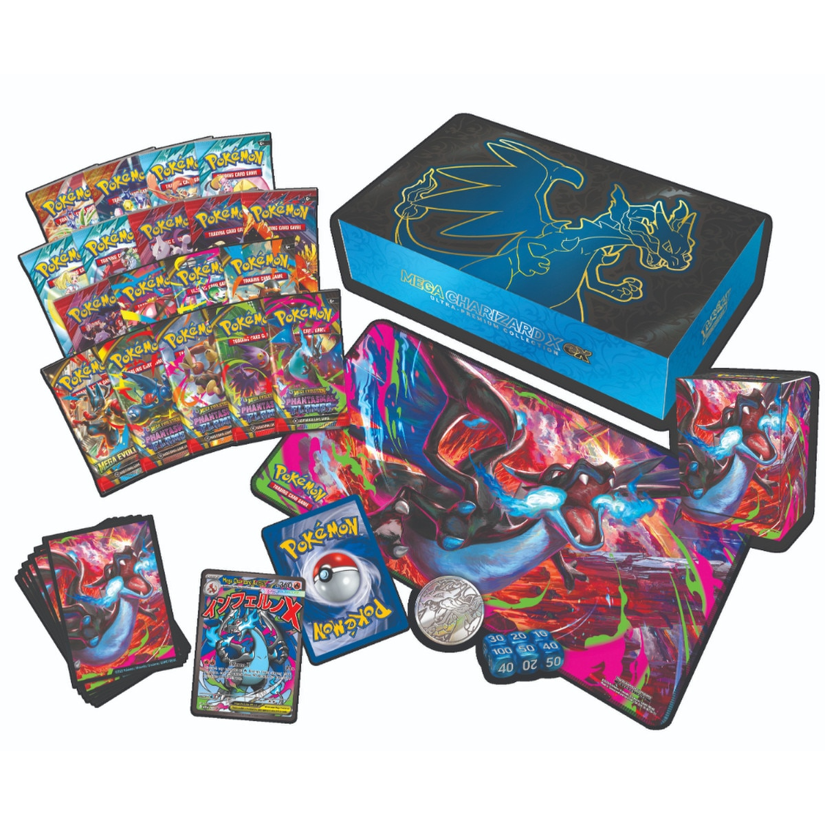Pokémon TCG: Mega Charizard Ex Ultra Premium Collection - Level Up