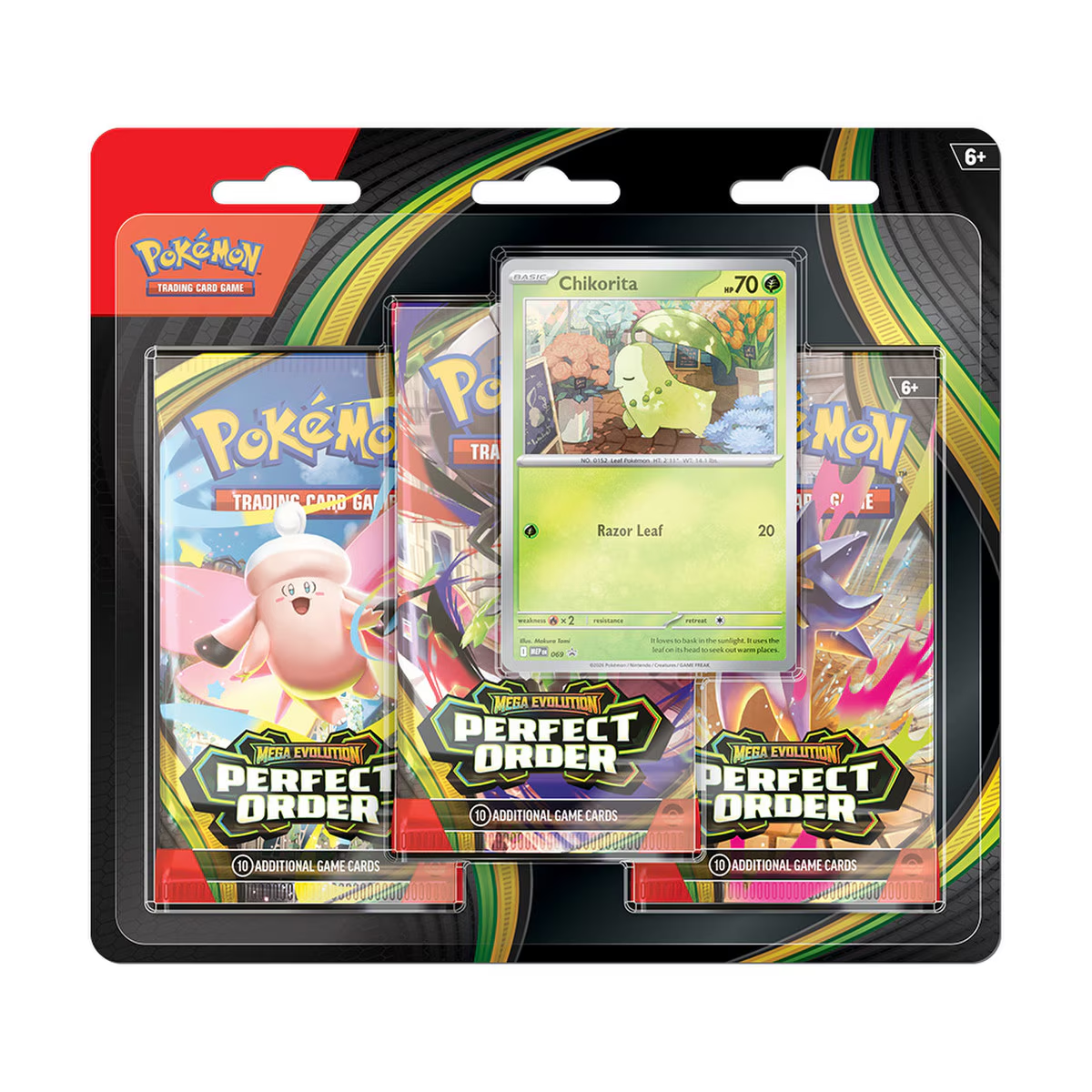 Pokémon TCG Mega Evolution Perfect Order - 3-pack Blister