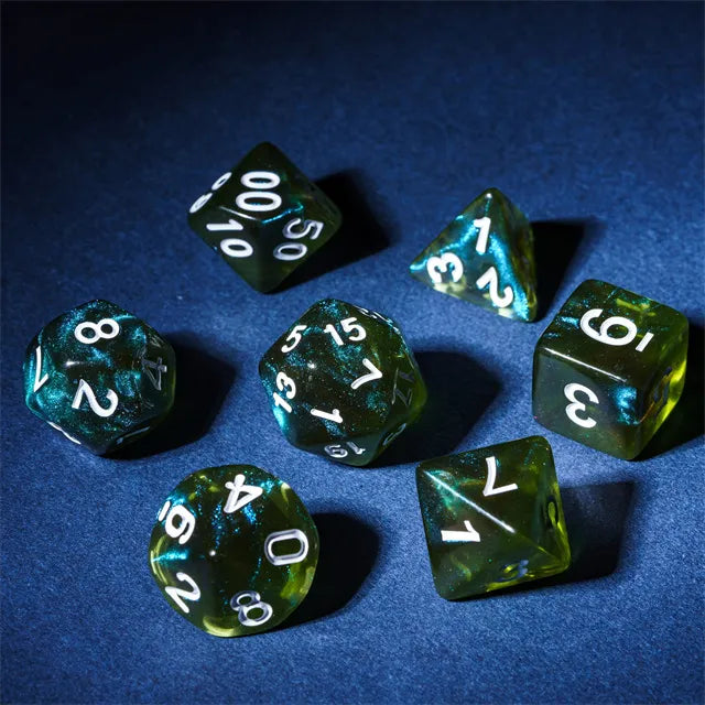 Level Up Dice | Shimmer | Lime