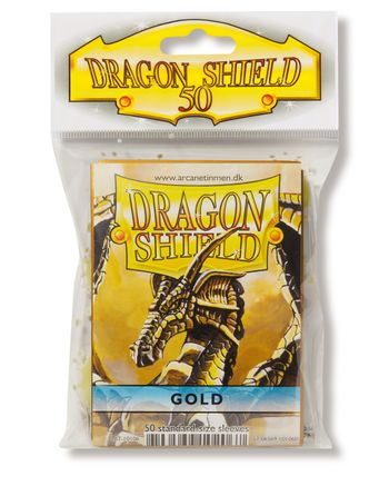 Dragon Shield Mini Sleeves - Japanese size | Gold