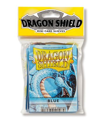 Dragon Shield Mini Sleeves - Japanese size | Blue