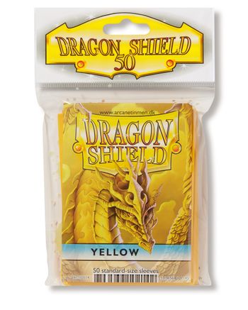Dragon Shield Mini Sleeves - Japanese size | Yellow