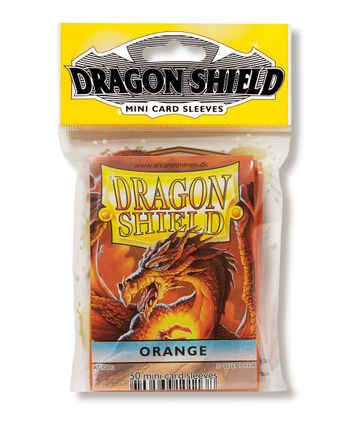Dragon Shield Mini Sleeves - Japanese size | Orange