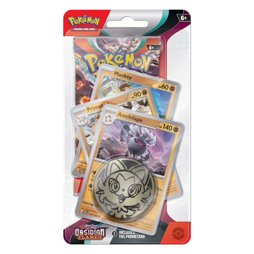 Pokémon Scarlet & Violet | Obsidian Flames | Premium Checklane Blister - Annihilape
