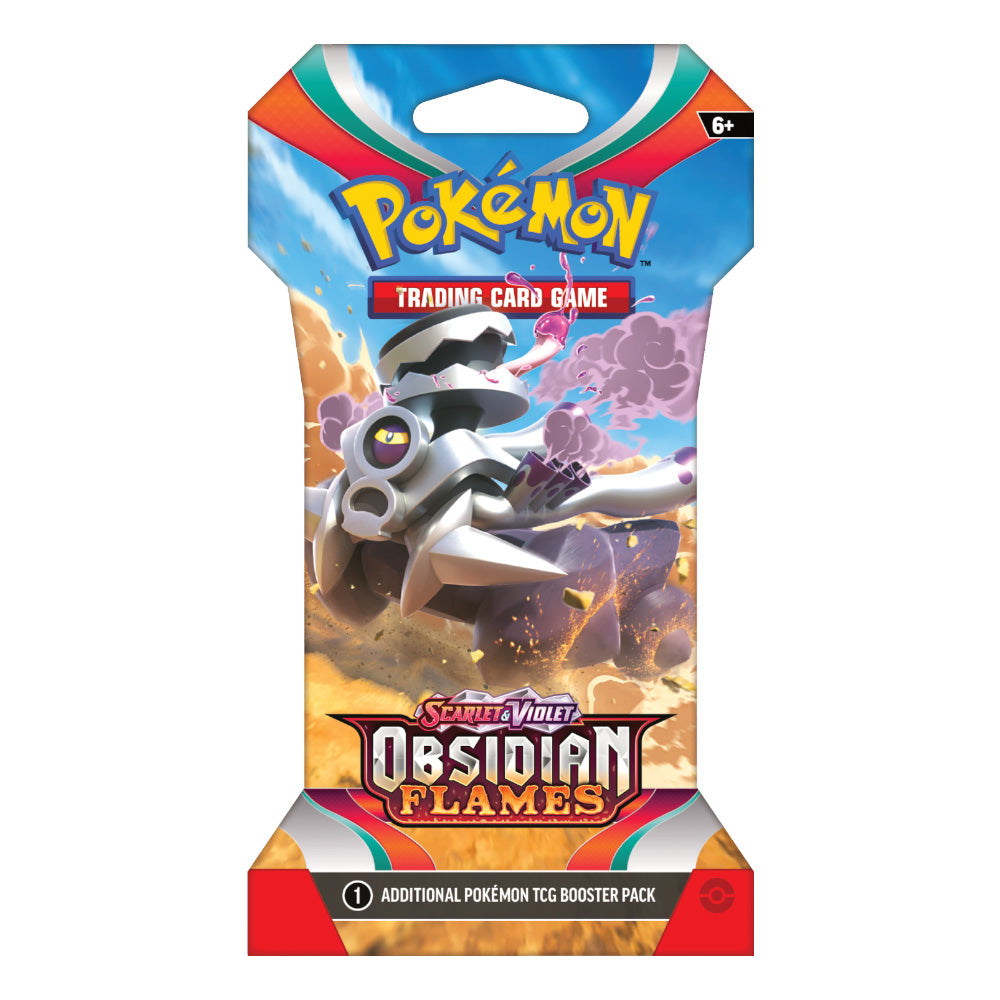 Pokémon Scarlet &amp; Violet | Obsidian Flames | Sleeved Booster Pack