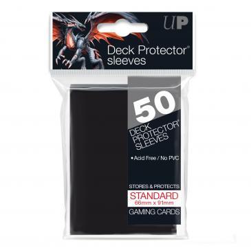 Ultra-Pro Standard Black Sleeves - 66mm x 91mm (50)