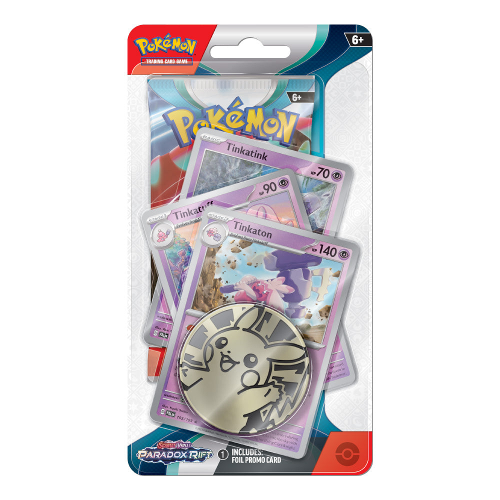 Pokémon TCG Scarlet Violet - Paradox Rift - Premium Checklane Blister | Tinkaton
