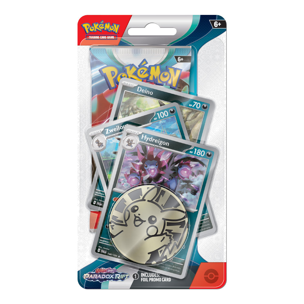 Pokémon TCG Scarlet Violet - Paradox Rift - Premium Checklane Blister | Hydreigon
