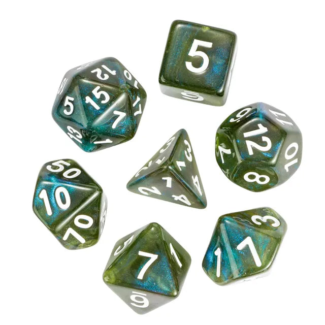 Level Up Dice | Shimmer | Lime