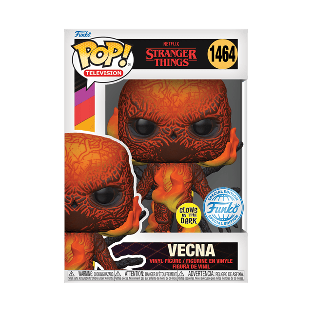 FUNKO POP!: Stranger Things Series 4 - Vecna (Red/Fire) (Special Edition)