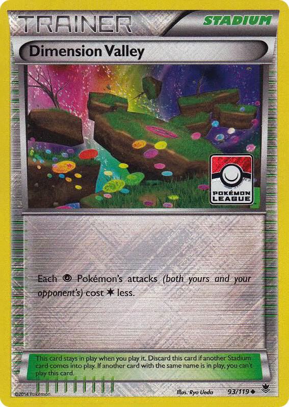 Dimension Valley Pokemon League Promo 93/106