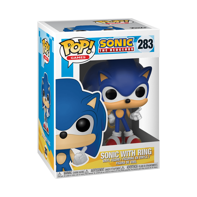 FUNKO POP! GAMES: Sonic the Hedgehog - Sonic with Ring