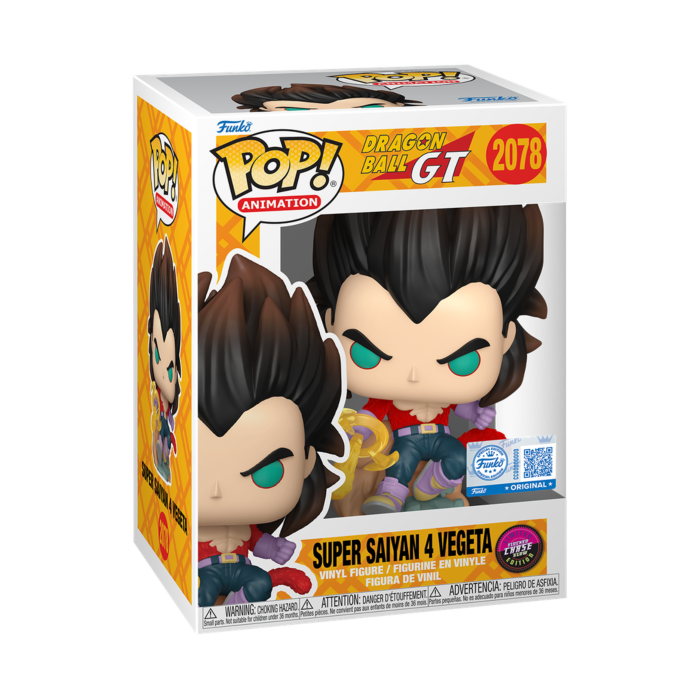 FUNKO POP! Dragon Ball GT: Super Saiyan 4 Vegeta (Flocked) (Special Edition) CHASE