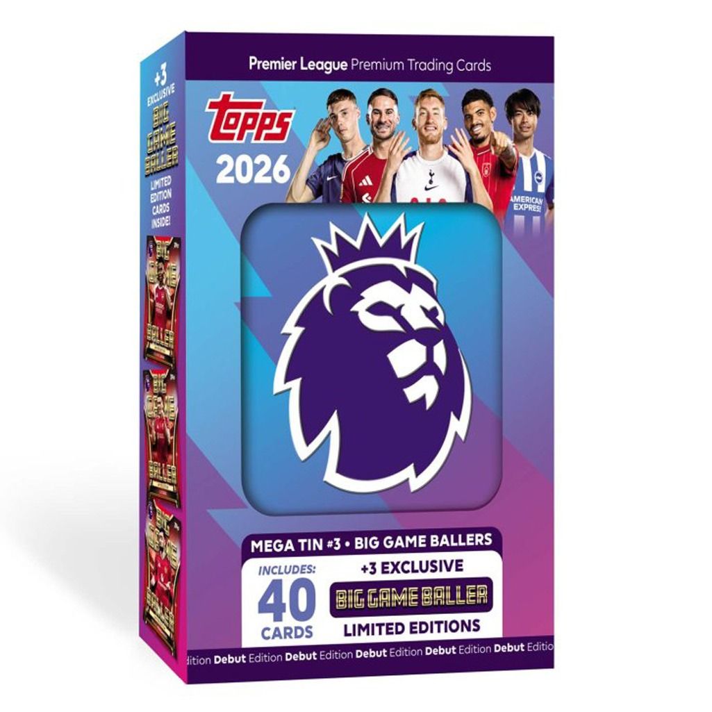 Topps Premier League 2026: Mega Tin #3 Big Game Ballers