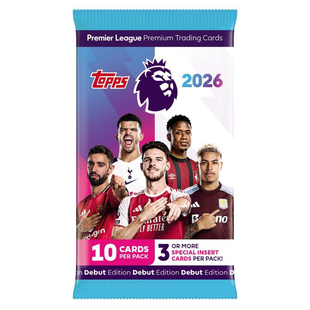 Topps Premier League Booster Pack 2026 Level Up Store topps-premier-league-booster-pack-2026-level-up-store