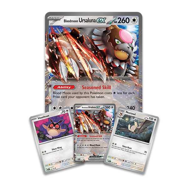 Pokémon TCG: : Bloodmoon Ursaluna ex Box