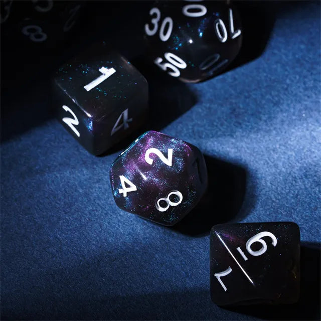 Level Up Dice | Shimmer | Black