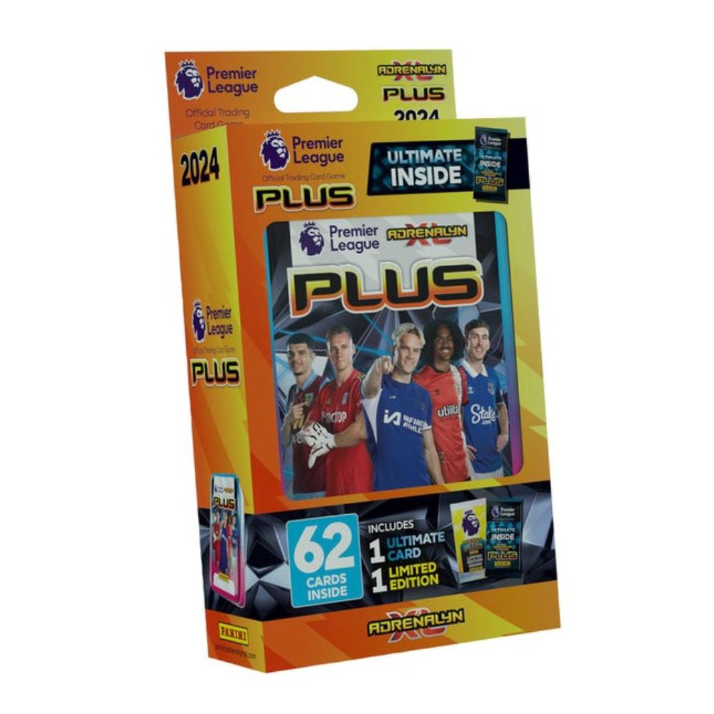 Panini Premier League 2024 Plus Trading Card Collection - Classic Tin (62 Cards)