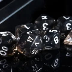 Level Up Dice | Translucent | Black