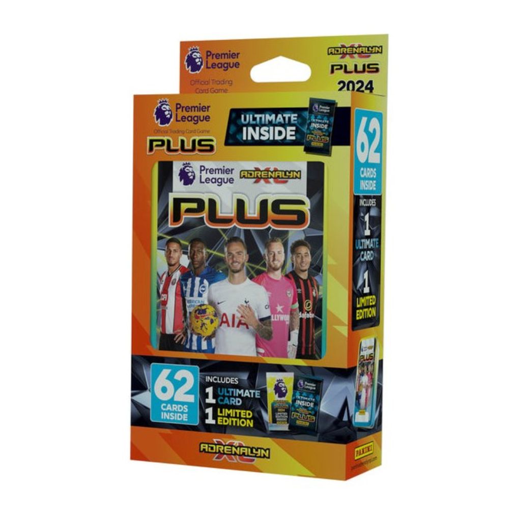 Panini Premier League 2024 Plus Trading Card Collection - Classic Tin (62 Cards)