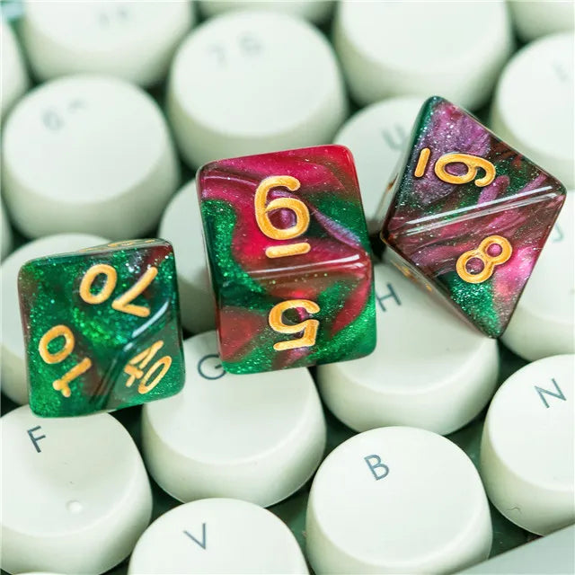 Level Up Dice | Green Cosmic Candy