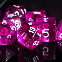 Level Up Dice | Translucent | Light Purple