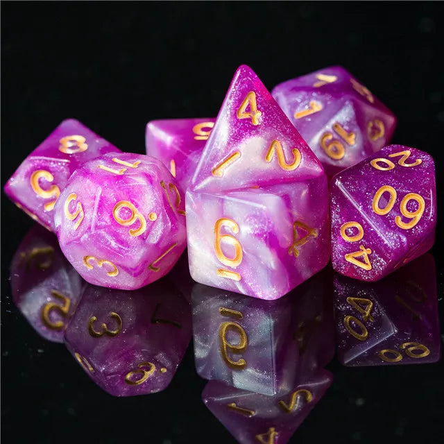 Level Up Dice | Pink Cosmic Candy