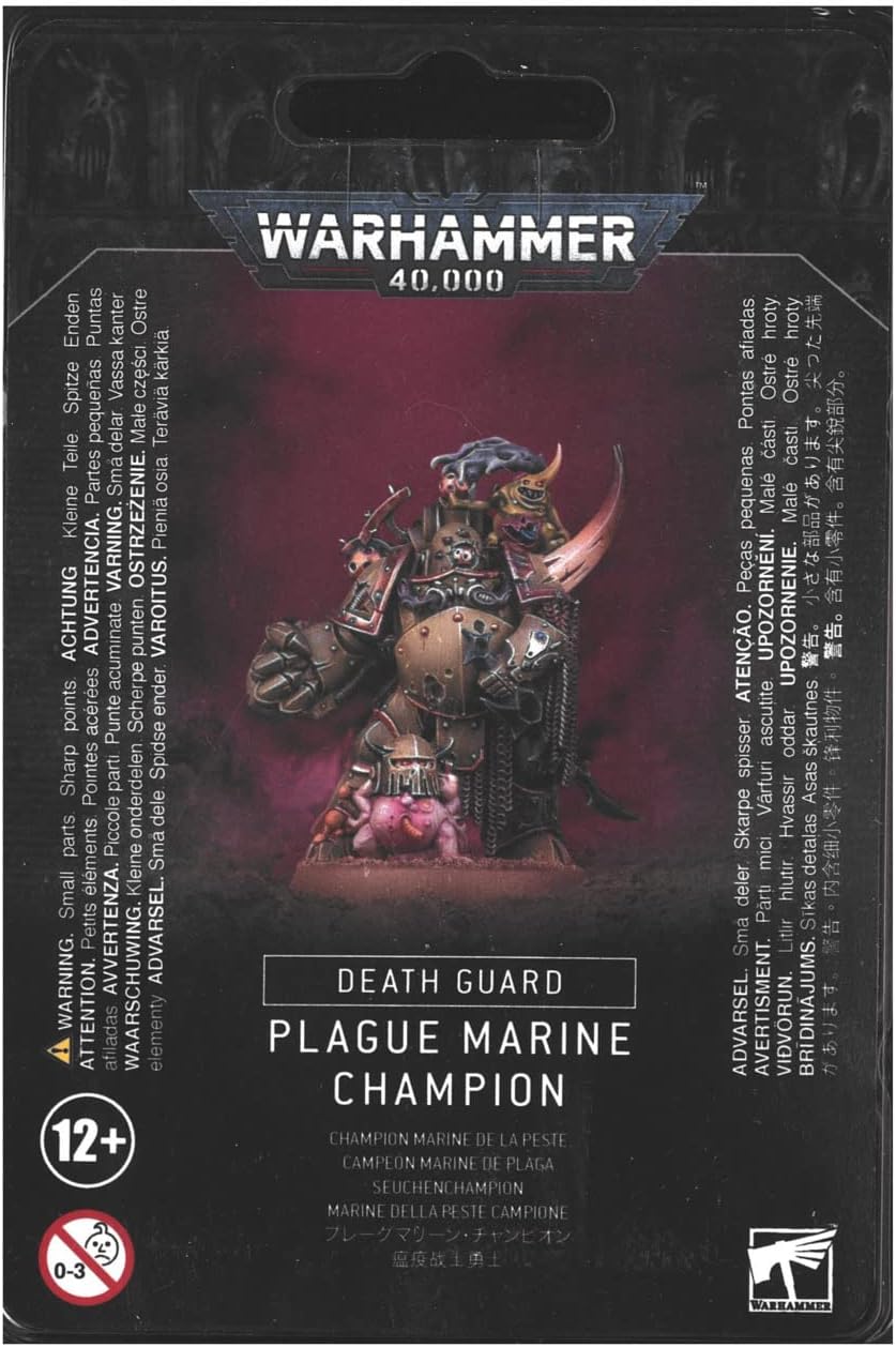 Warhammer 40K: DEATH GUARD: PLAGUE MARINE CHAMPION