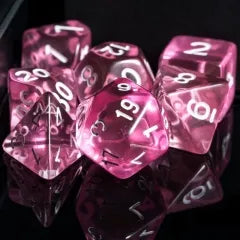 Level Up Dice | Translucent | Pink
