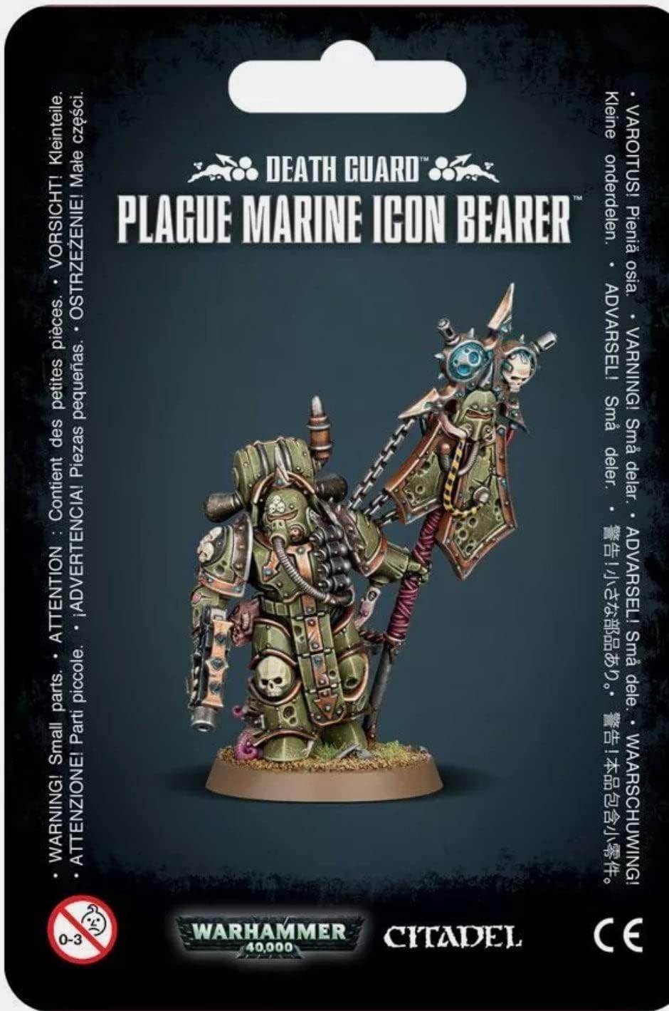 Warhammer 40K: DEATH GUARD: PLAGUE MARINE ICON BEARER