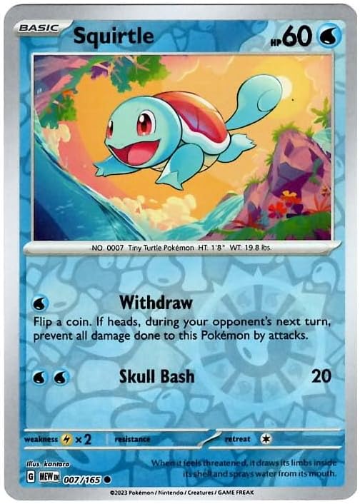 Pokemon 151: Blooming Waters Promos - Blastoise ex (MEWEN 009/165) & Venusaur ex (MEWEN 003/165)