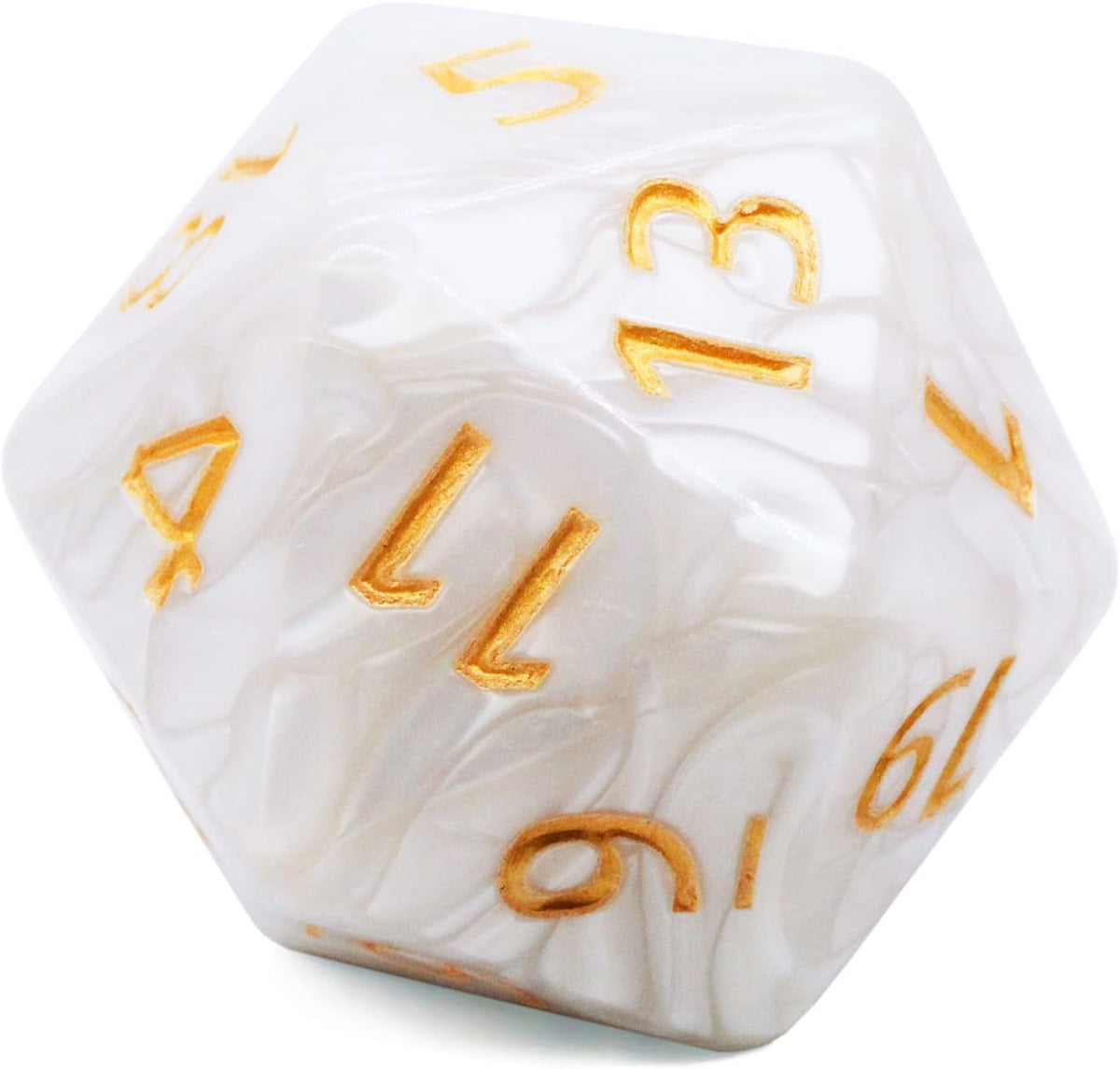 55mm Titan Dice(white Pearl)