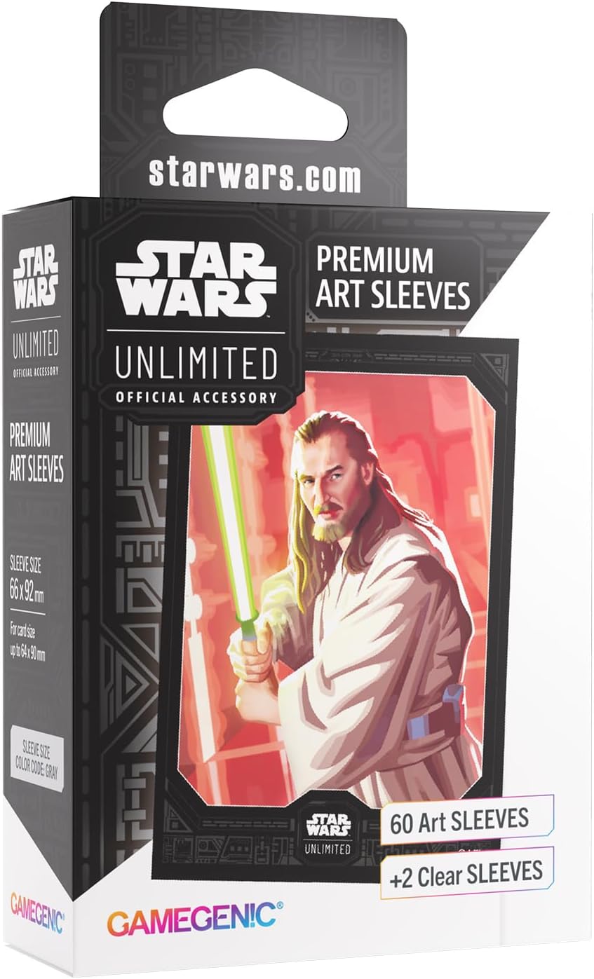Star Wars Unlimited: Premium Art Sleeves - Qui-Gon Jinn