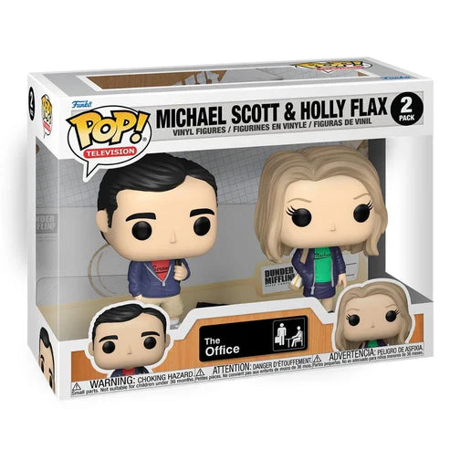 FUNKO POP!: The Office - Michael Scott & Holly Flax (2 Pack)