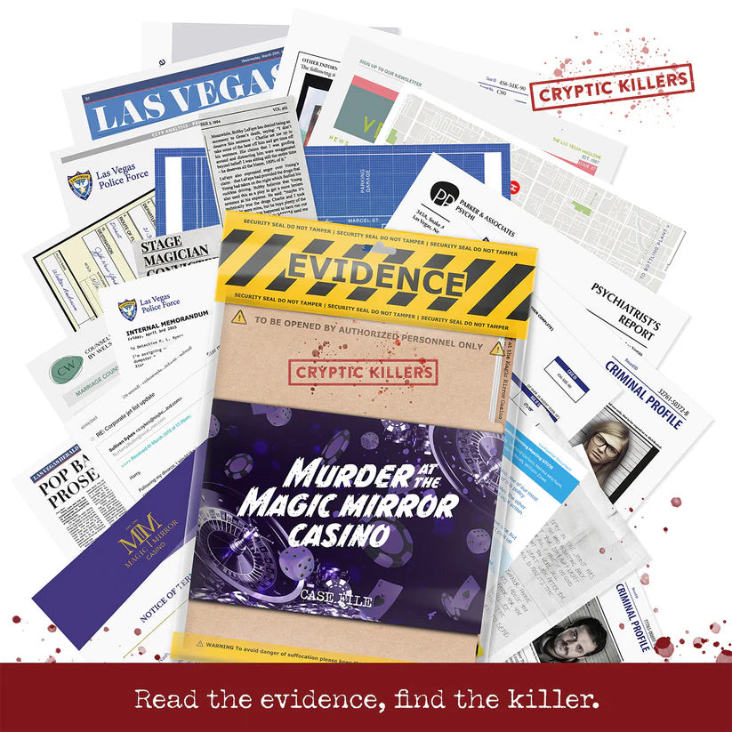 Cryptic Killers: Murder at the Magic Mirror Casino
