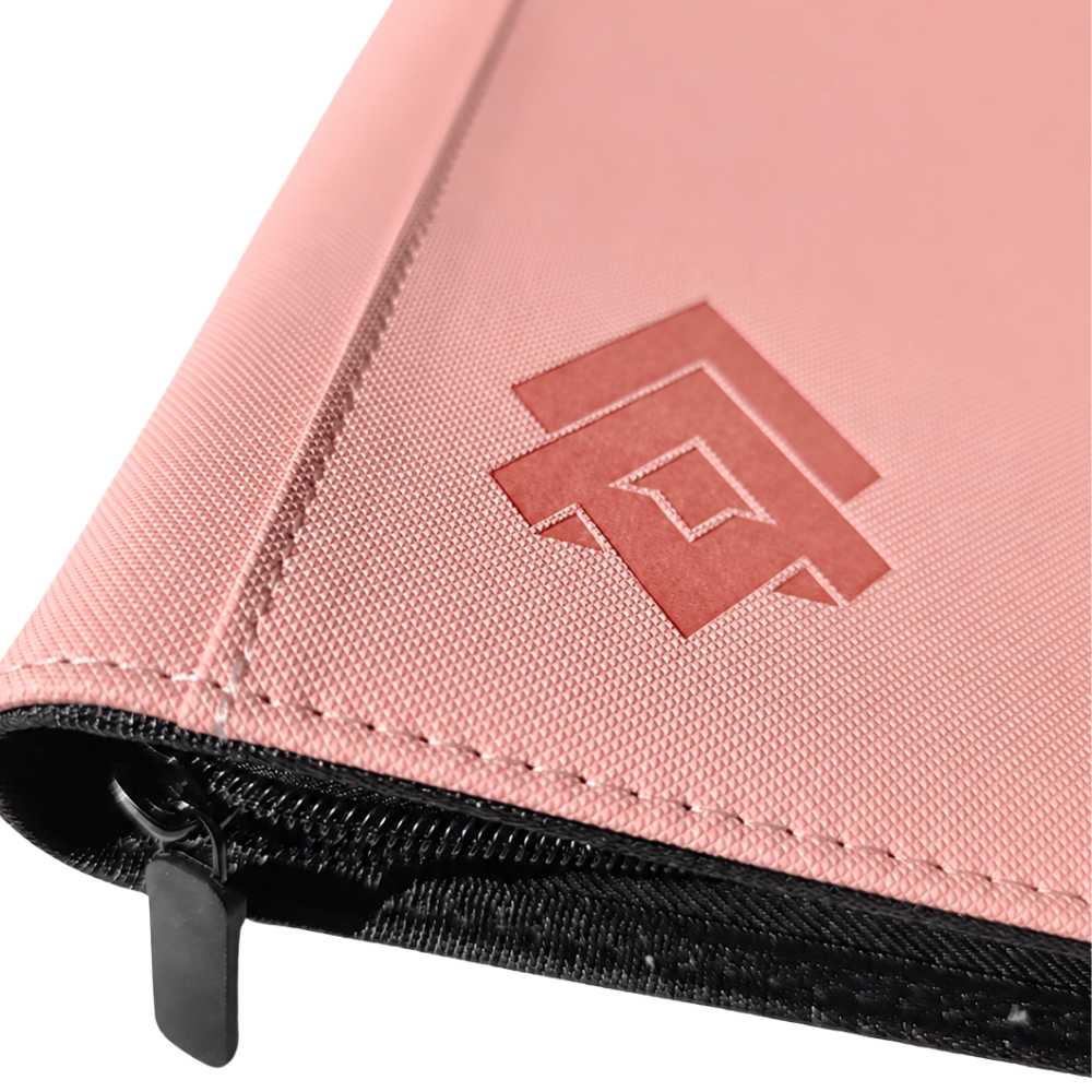 Level Up 9 Pocket Zip Card Binder | Diamond Series | 360 cards | Pink