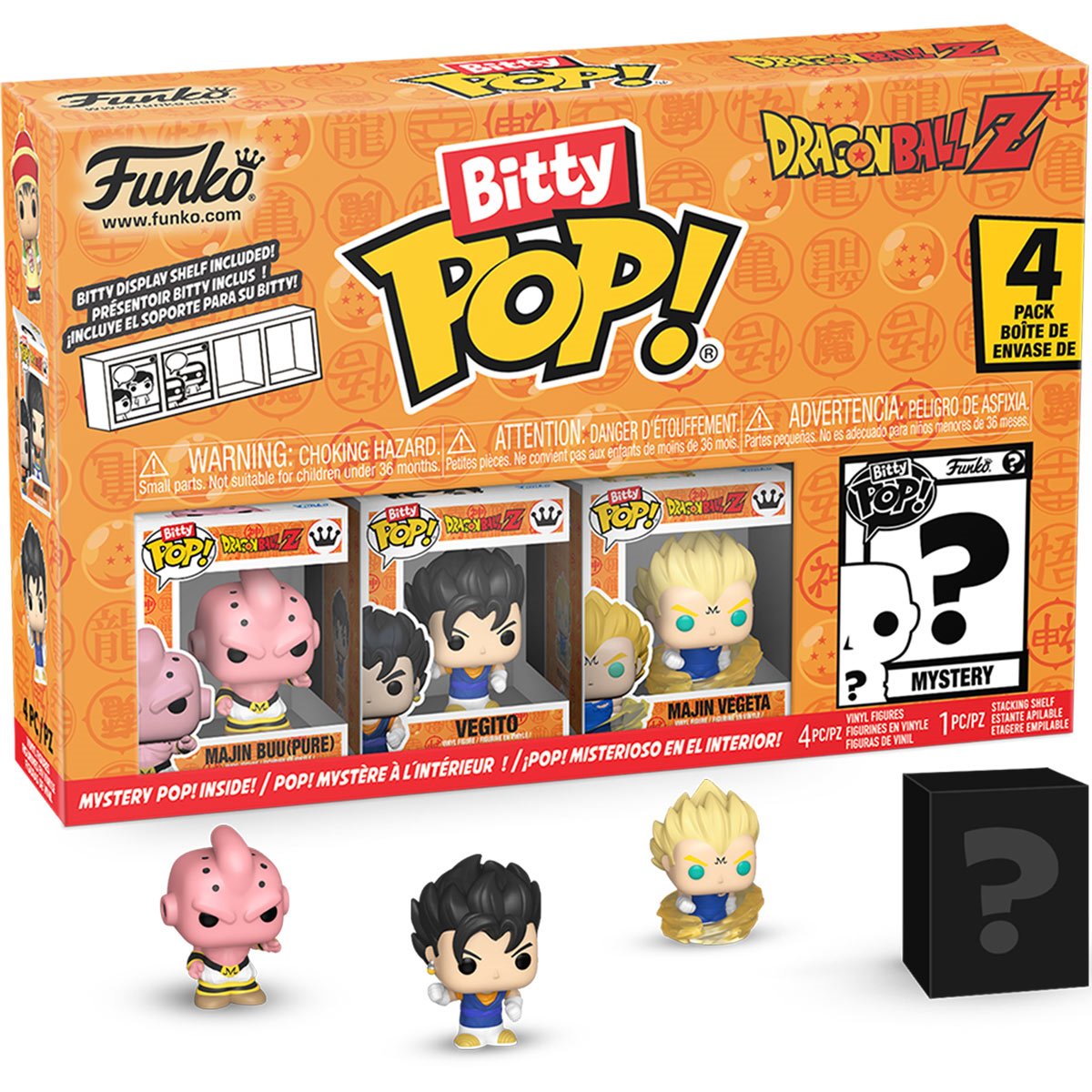 Bitty Pop! 4 Pack - Dragon Ball Z | Kid Buu