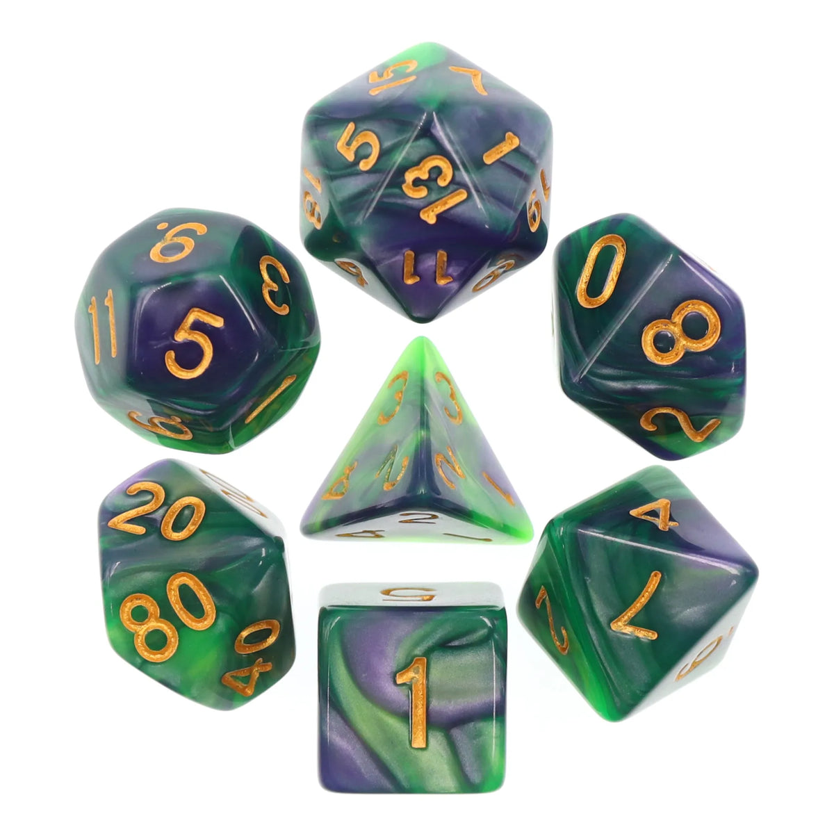 (Green+purple)   
Blend color dice