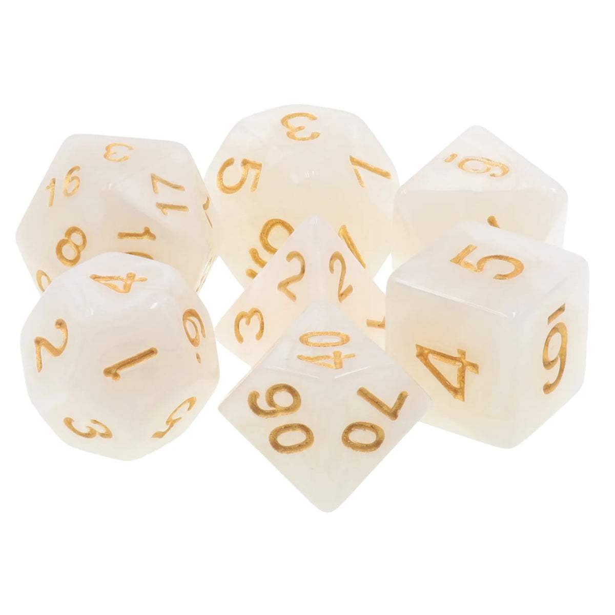 White pearl dice